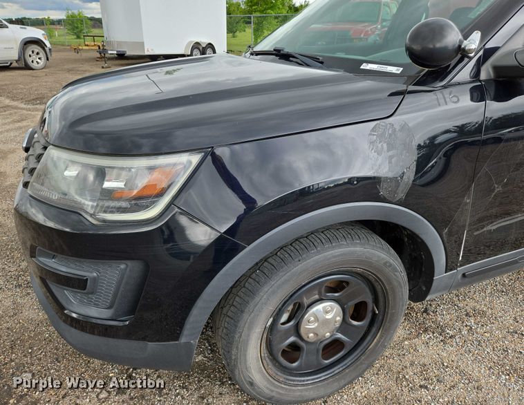 image for item EN8029 2016 Ford Explorer Police Interceptor SUV