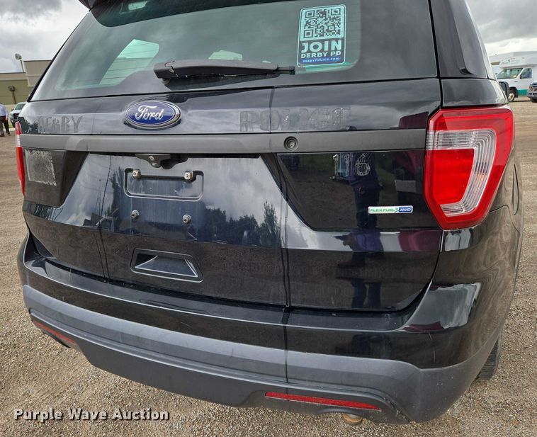 image for item EN8029 2016 Ford Explorer Police Interceptor SUV