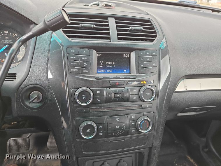 image for item EN8029 2016 Ford Explorer Police Interceptor SUV