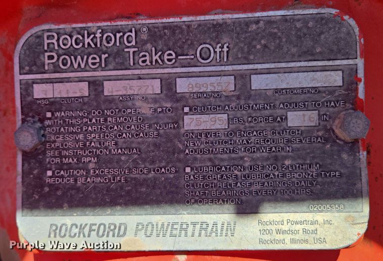 image for item EO0898 1997 Brush Bandit 200 XP wood chipper