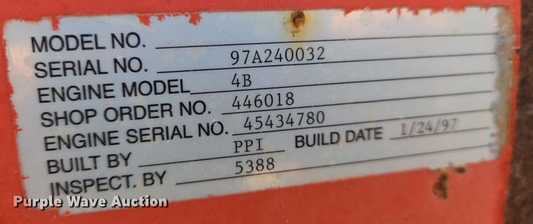 image for item EO0898 1997 Brush Bandit 200 XP wood chipper