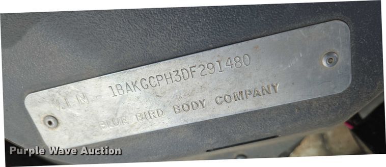 image for item EO0930 2013 Bluebird Vision school bus