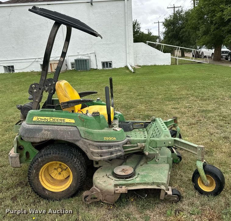 John Deere Z930A ZTR lawn mower in Booker, TX | Item EQ4827
