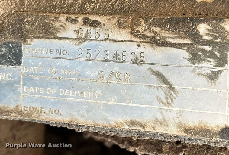 image for item EQ4831 1998 Cummins G855  Irrigation pump engine