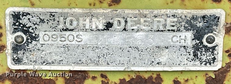 image for item EQ4842 1980 John Deere 950 tractor