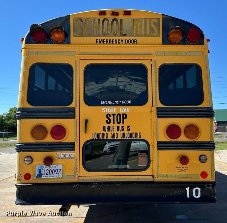 image for item EQ4866 2000 Freightliner FS65 school bus