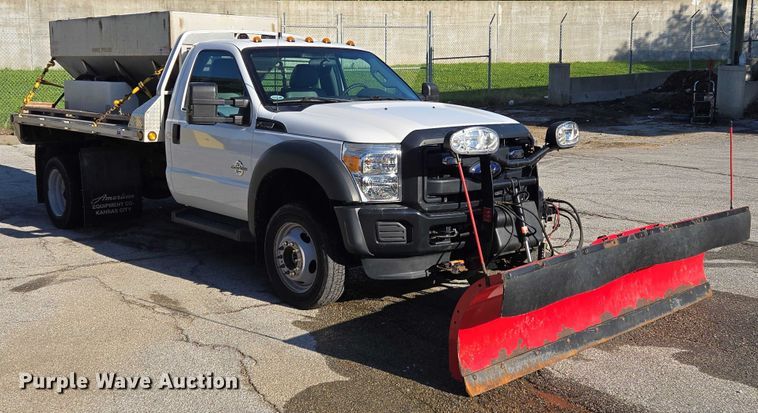 image for item EQ6553 2014 Ford F550 XL Super Duty dump flatbed truck