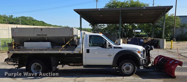 image for item EQ6553 2014 Ford F550 XL Super Duty dump flatbed truck