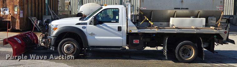 image for item EQ6553 2014 Ford F550 XL Super Duty dump flatbed truck