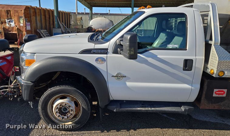 image for item EQ6553 2014 Ford F550 XL Super Duty dump flatbed truck