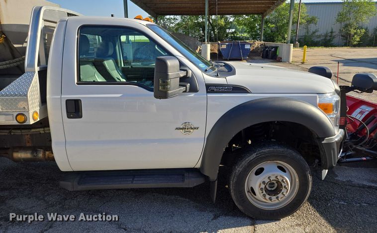 image for item EQ6553 2014 Ford F550 XL Super Duty dump flatbed truck