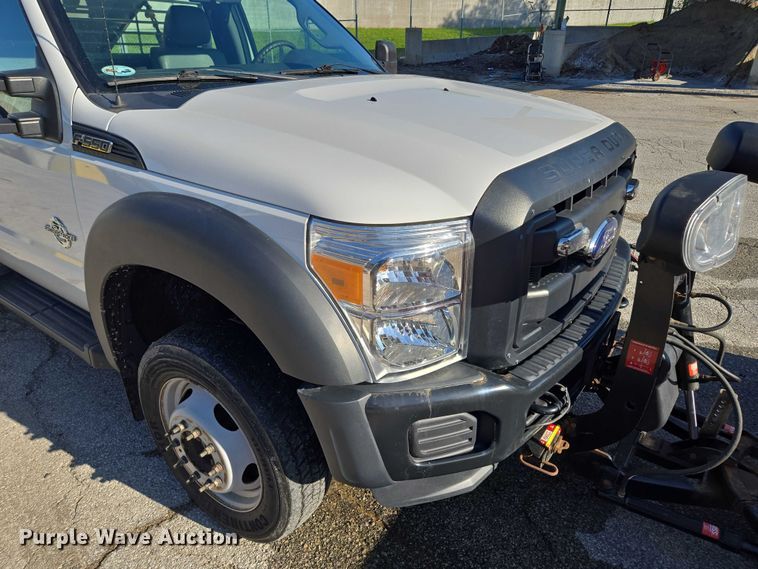 image for item EQ6553 2014 Ford F550 XL Super Duty dump flatbed truck