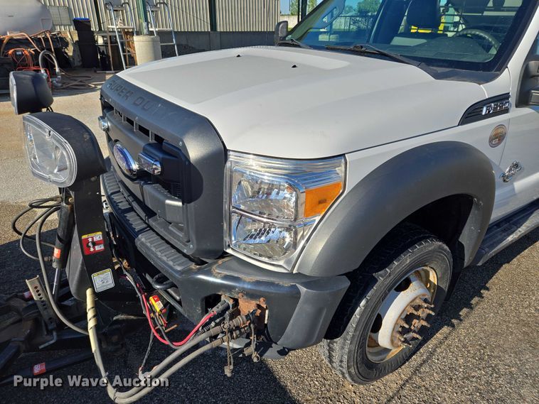 image for item EQ6553 2014 Ford F550 XL Super Duty dump flatbed truck