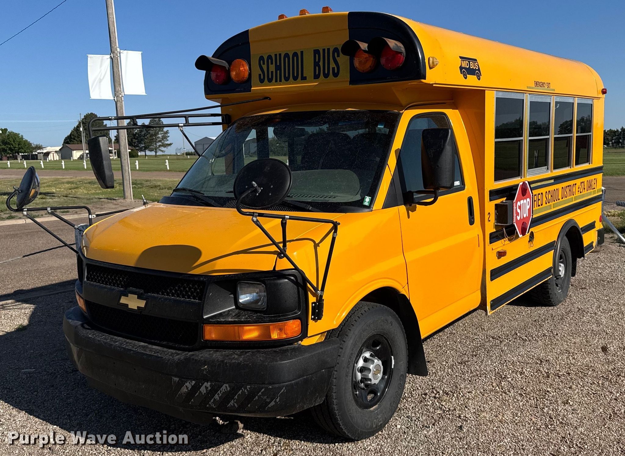 2005 Chevrolet Express G3500 school bus in Oakley, KS | Item