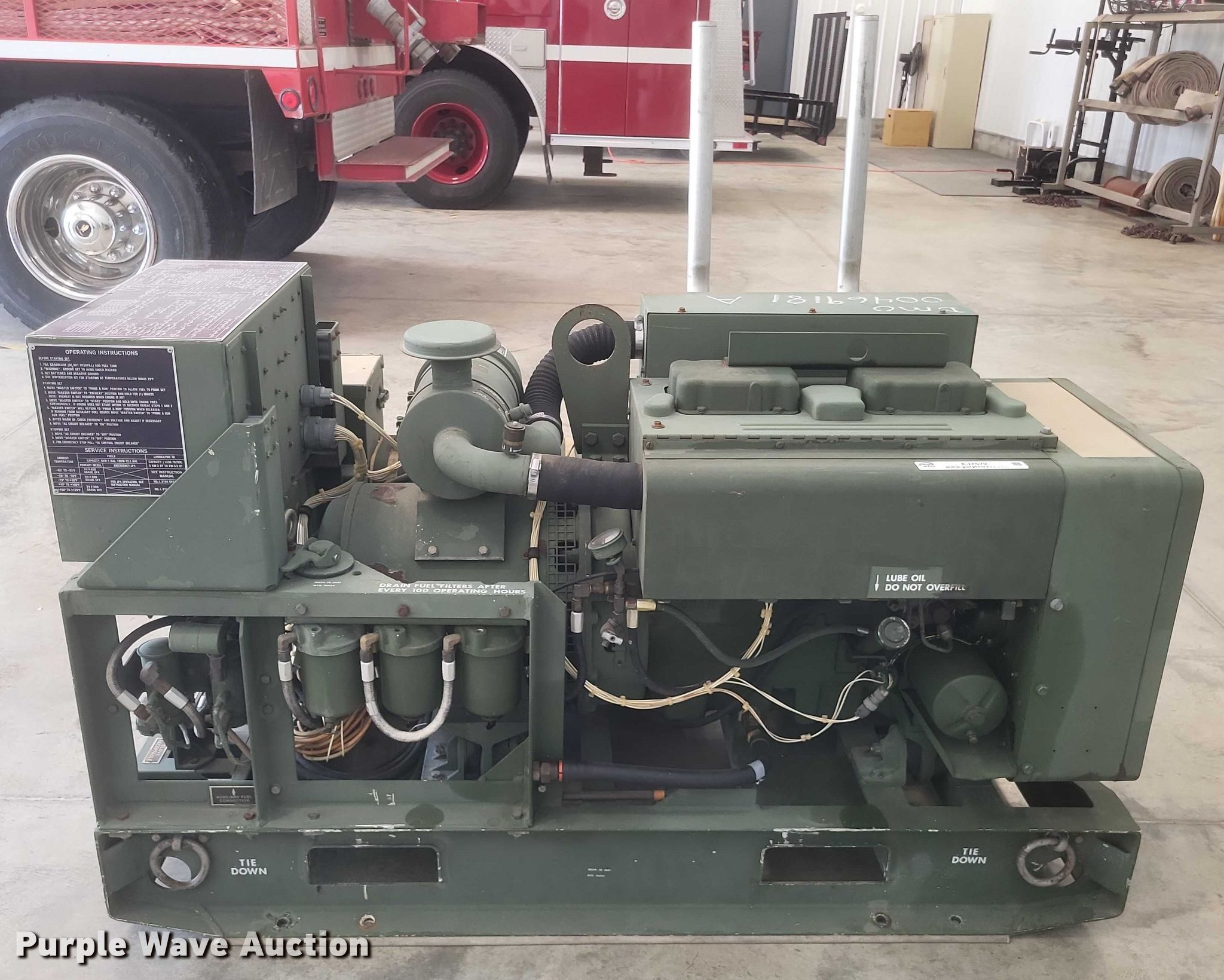 1989 Libby Corp. MEP-003A generator in Oak Ridge , MO | Item