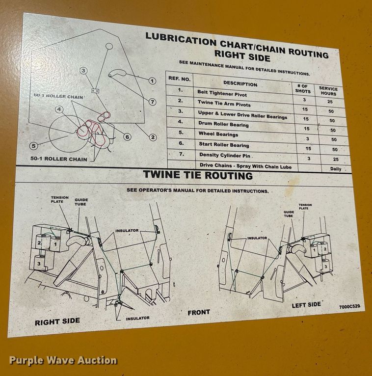image for item DM1901 2009 Vermeer 604SM round baler