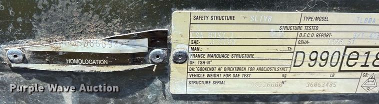 image for item DM1904 2007 New Holland TL80A tractor