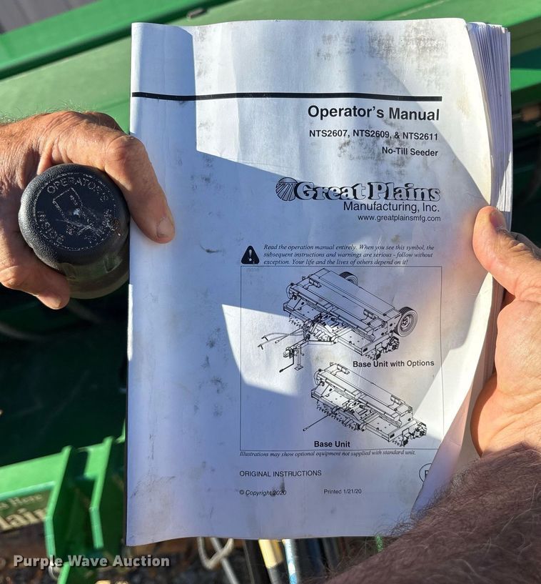image for item DM1907 2020 Great Plains NTS2609 no-till seeder