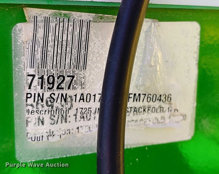 image for item DP4960 2015 John Deere 1725 planter