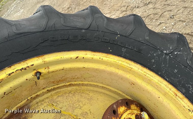 image for item DV2672 (2) 20.8-38 Goodyear tires and wheels