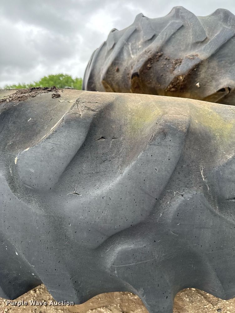 image for item DV2672 (2) 20.8-38 Goodyear tires and wheels