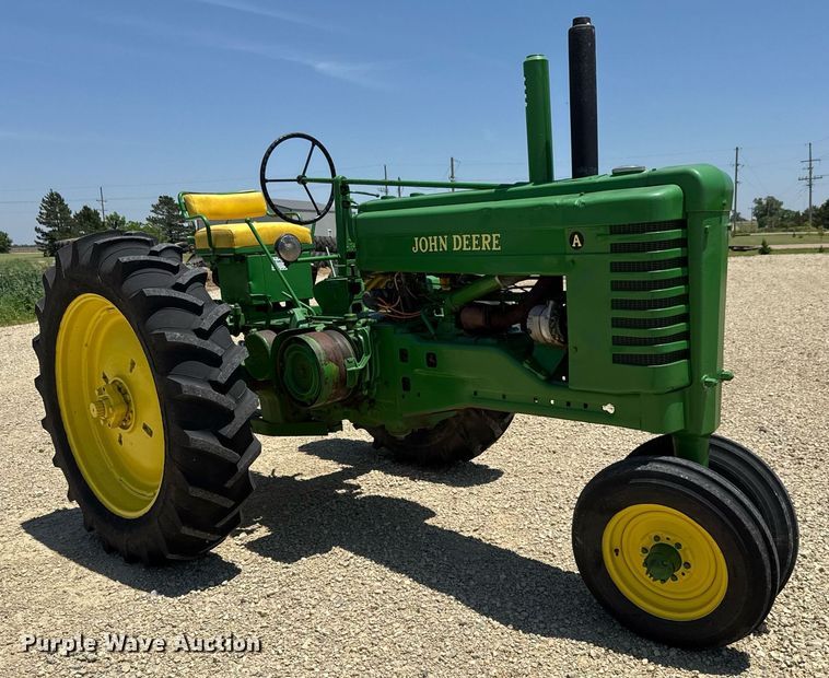 image for item DY0157 1950 John Deere A tractor