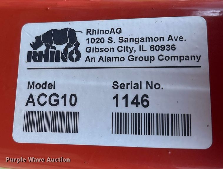 image for item DY0512 Rhino ACG10 bale accumulator grapple