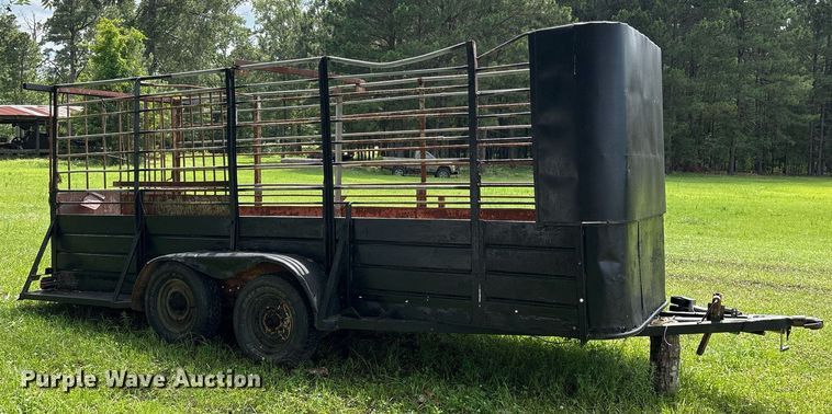 image for item DY0514 Shop built livestock trailer