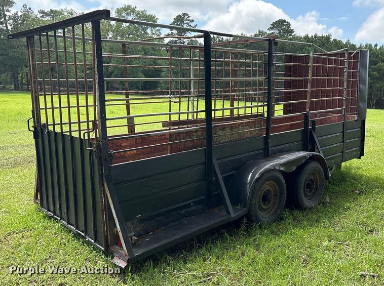 image for item DY0514 Shop built livestock trailer