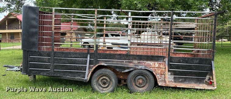 image for item DY0514 Shop built livestock trailer