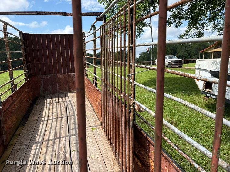 image for item DY0514 Shop built livestock trailer