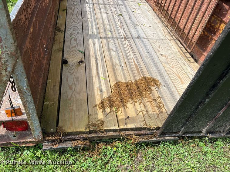 image for item DY0514 Shop built livestock trailer