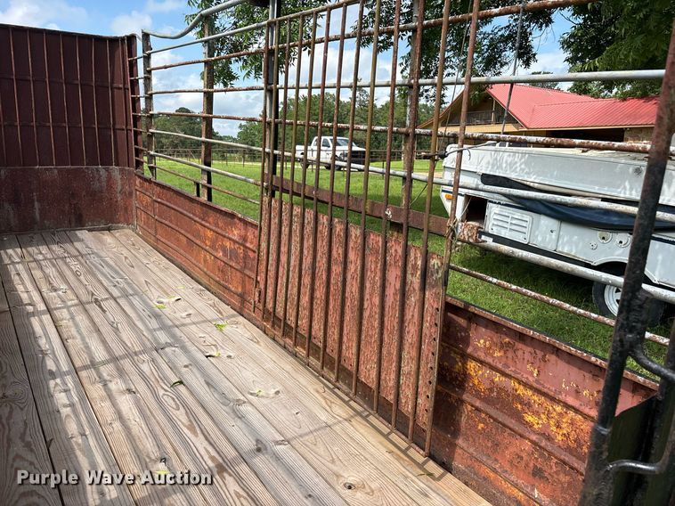 image for item DY0514 Shop built livestock trailer