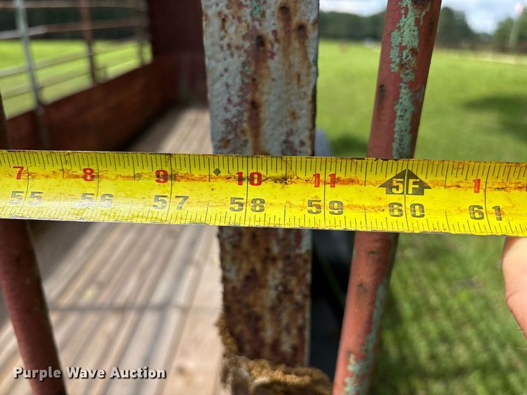 image for item DY0514 Shop built livestock trailer