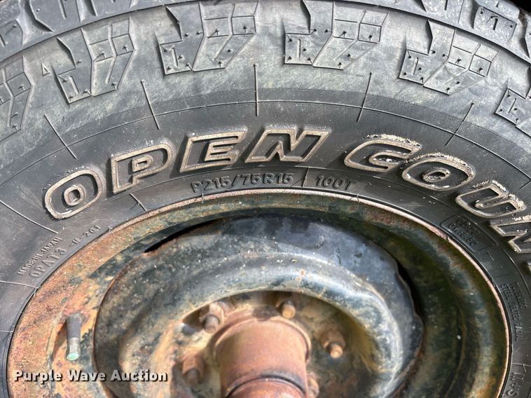 image for item DY0514 Shop built livestock trailer