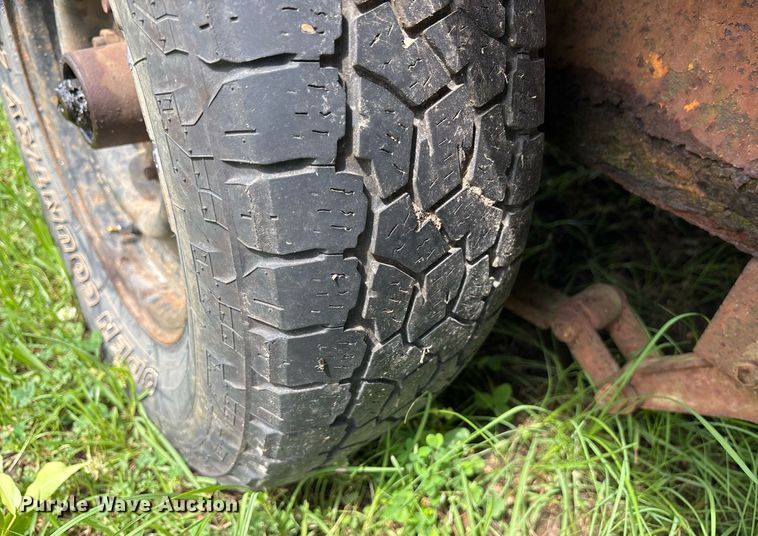 image for item DY0514 Shop built livestock trailer