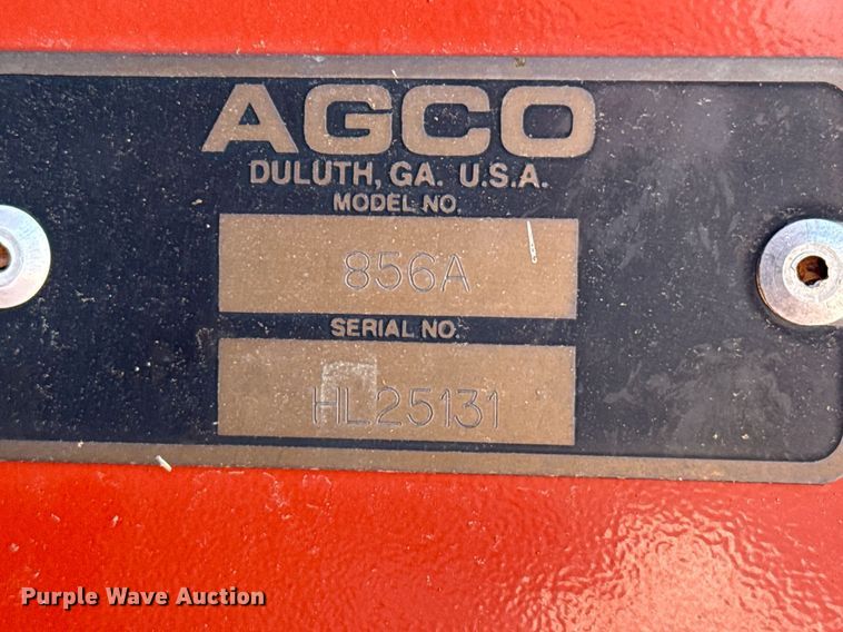 image for item DZ8485 2002 Hesston 856A round baler