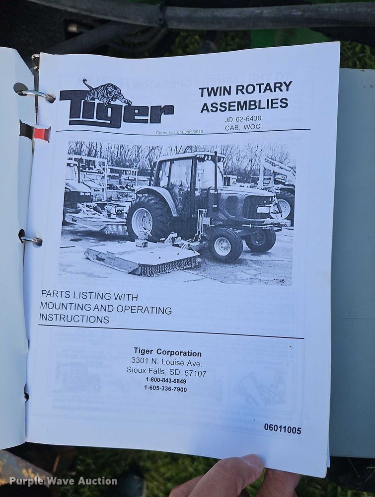 image for item EB8094 (2) Tiger Mowers rotary mowers