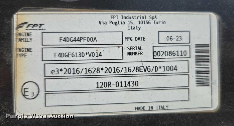 image for item EC1036 2023 Case IH Puma 185 MFWD tractor
