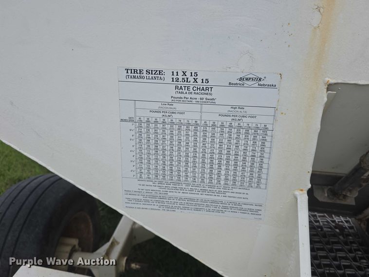 image for item EF3516 Dempster fertilizer tender