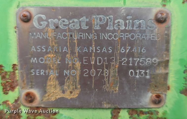 image for item EF3543 Great Plains Solid Stand 13 grain drill