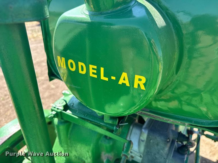 image for item EG6474 1935 John Deere AR tractor