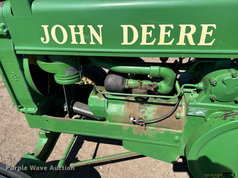 image for item EG6475 1937 John Deere AR tractor