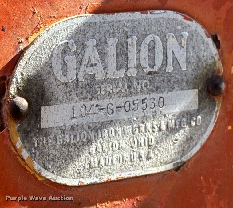 image for item EG6480 1963 Galion 104G motor grader