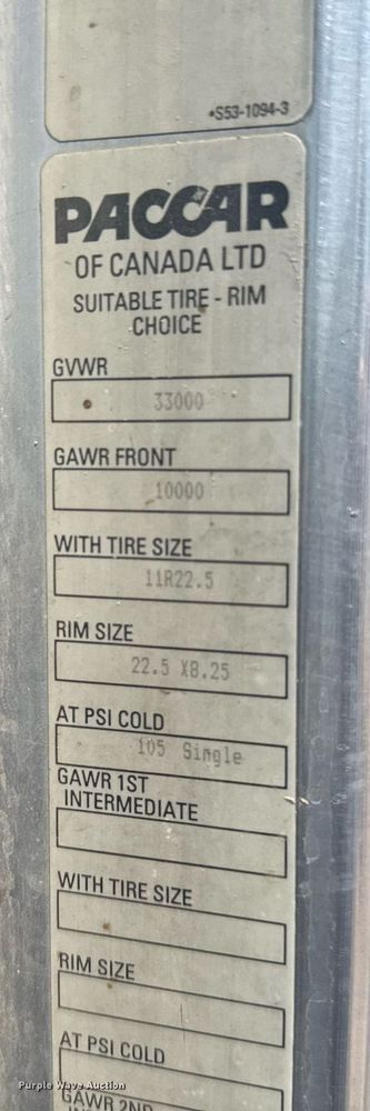 image for item EG6490 2009 Kenworth T370 truck cab and chassis