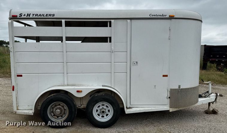 image for item EJ3835 2015 S & H SHH0832-14 livestock trailer