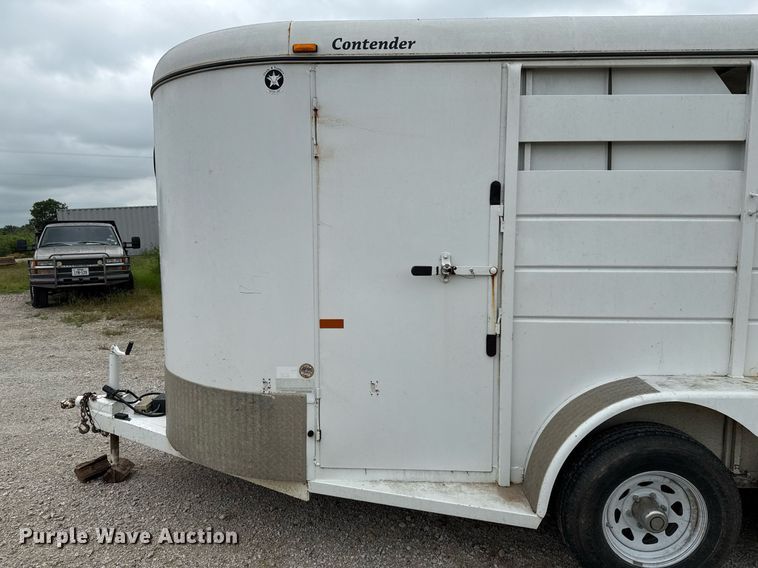 image for item EJ3835 2015 S & H SHH0832-14 livestock trailer