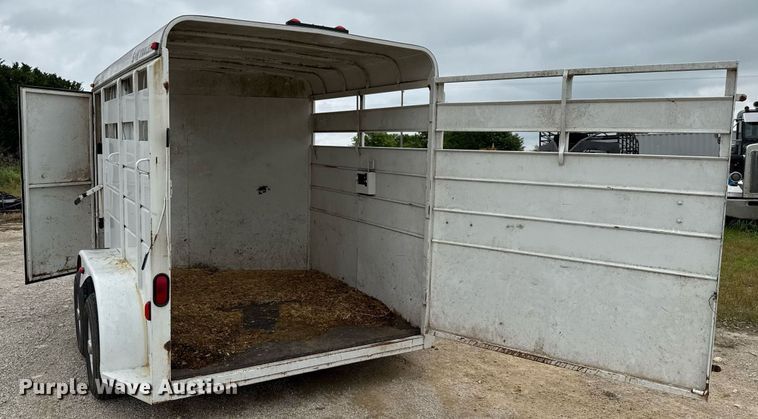 image for item EJ3835 2015 S & H SHH0832-14 livestock trailer