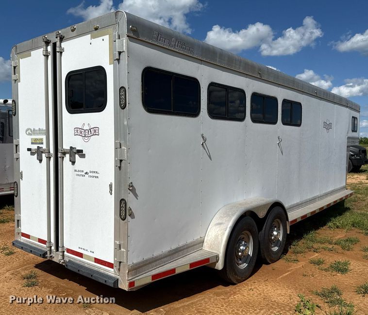 image for item EJ4646 2008 Blue Ribbon SS 406 horse trailer