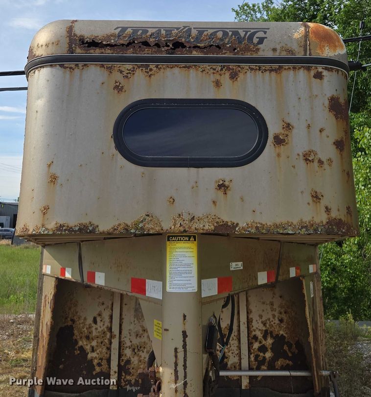 image for item EM7373 2001 Travalong livestock trailer